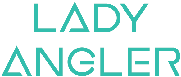 alt="Lady Angler branded apparel and merchandise by Black Cat MFG"
