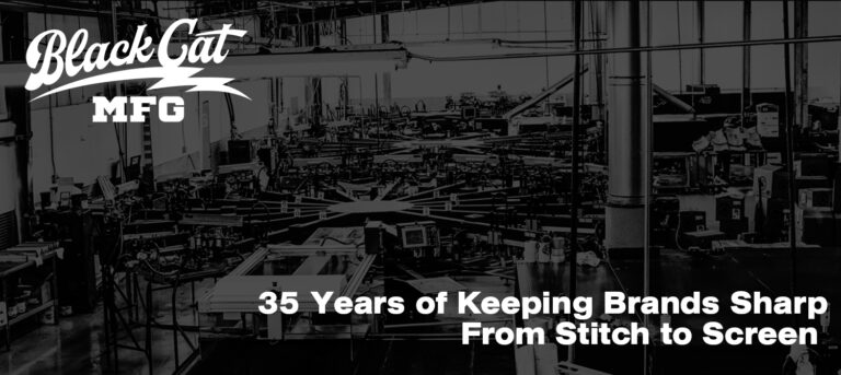 Black Cat MFG screen printing and apparel manufacturing experts